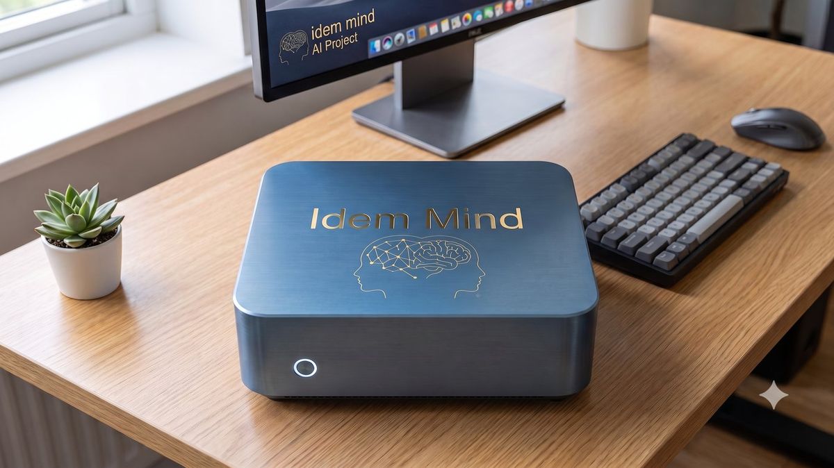 Il Custode: la macchina IdemMind sulla scrivania dello studio
